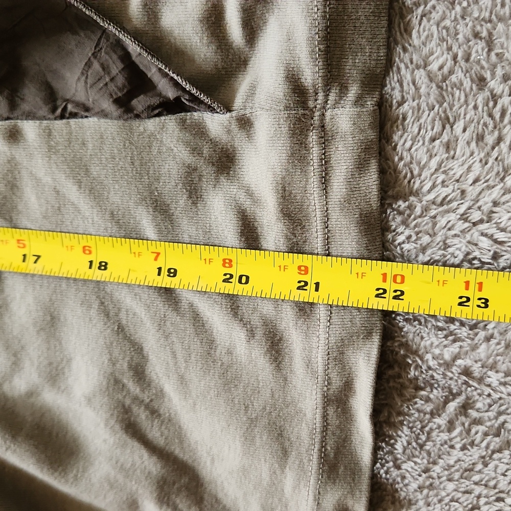 Soft Surroundings Taupe and Brown Ruffle Top - Picture 11 of 11
